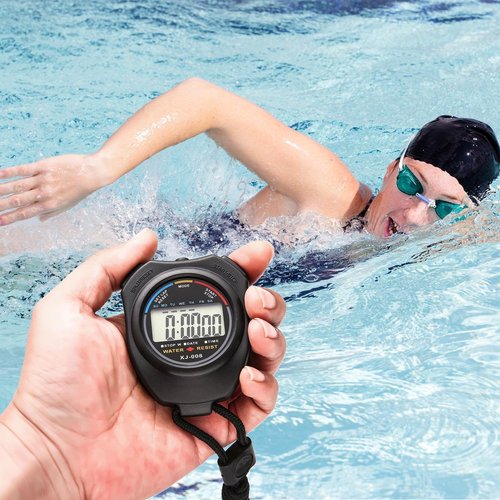 Sports Watch - Fitness Tracking Watch | Waterproof Time Counting Watch | Sports Stop Watchh | Large Display Design Home Timer Date Display Clock with No Noise for Athletes, Yoga, Gym, Home Baking