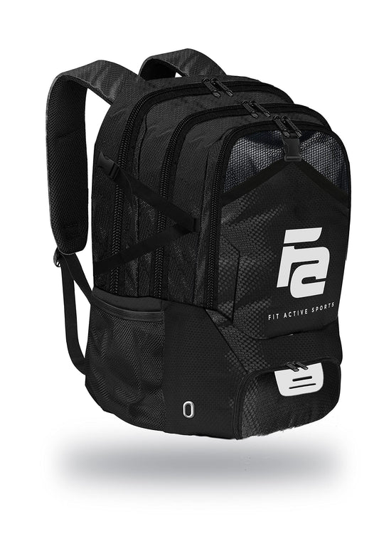 Fit Active Sports Backpack For Football, Basketball, Soccer, & Volleyball - Multifunctional Sports Equipment Bag