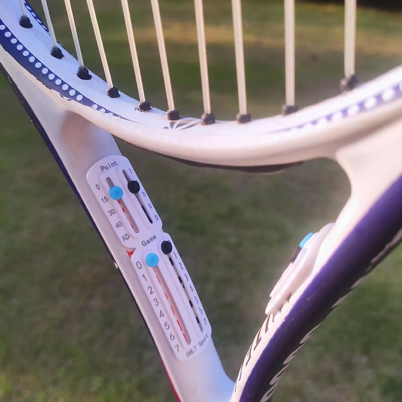 Score Keeper for Tennis Racket & Padel – Lightweight, Adhesive Tennis Score
