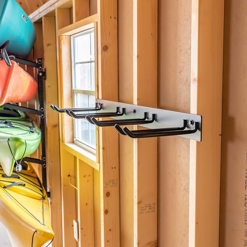 Ultimate Paddle Wall Mount Rack for Kayaks, SUP & Canoes - Holds 16 Paddles