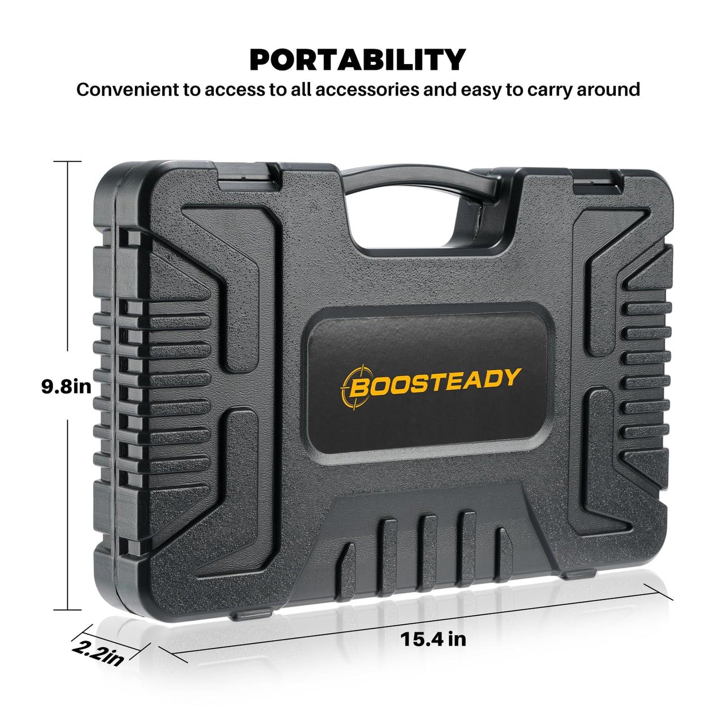 BOOSTEADY Gun Cleaning Kit Universal Gun Cleaning Kit Shotgun Pistol Cleaning Kit with Lightweight Organized Carrying Case Gun Cleaning Supplies Gun Cleaner Bottle Brass Jags and Tips