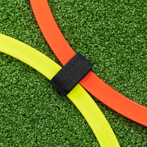 FORZA Agility Rings [Pack of 12] | Soccer Training Equipment | Multi-Sport Agility Ring Set | Speed Ladder Agility Hurdles | Football Training Equipment (Sky Blue)