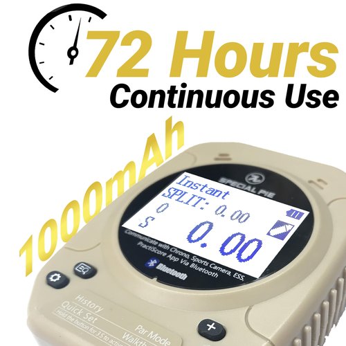 Shot Timer for Shooting Competition - Upgraded Shot Timer for Training, Dry Fire Practice, Bluetooth Connect, Auto Backlight & Loud Buzzer, Ideal for IPSC, IDPA, SCSA, USPSA, 3 Gun