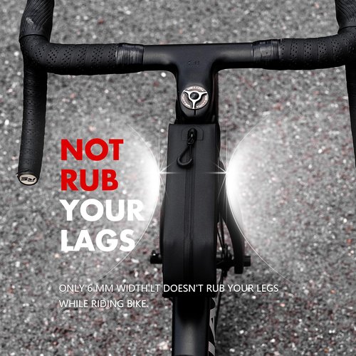 OFFBONDAGE Waterproof Bike Top Tube Bag - TPU Bolt-On & Strap Mount Frame Pack, Lightweight Aerodynamic Cycling Storage for Mountain/Road/Gravel