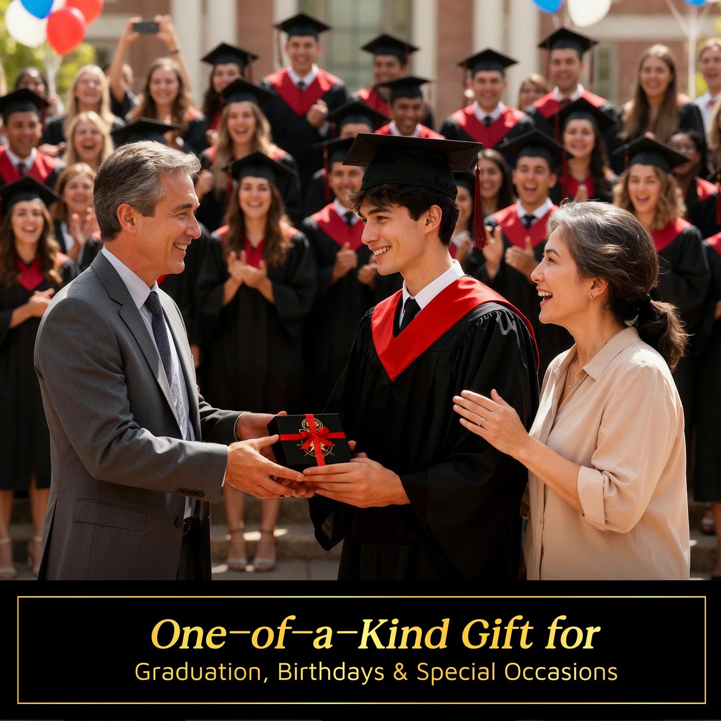 The Dream Chaser Compass - Go Confidently -2026 Unique Graduation Gifts for Him, College, High School, Cool Birthday Gift Idea for Son, Boys, Motivational Greeting Card Included
