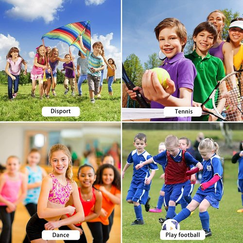 ONTYZZ Kids Knee Pads with Thicken Sponge Padding, Breathable Stretchy Cotton Knee Pads for Child Girls Boys, Soft Knee Pads for Dancing Skating Football Mountaineering Cycling Black/S