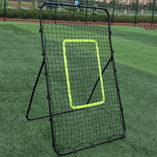Adjustable Volleyball Rebounder Net 4.5x3 Ft,Volleyball Training Equipment for Lacrosse, Baseball, Soccer,Tennis,Backyard Volley Ball Practice Volleying Bumping Spiking Hitting