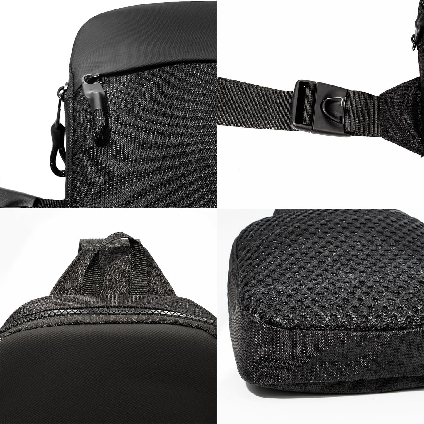 REMUMULUS Summer Women Men Large Nylon Sling Bag Mini Crossbody Bag Travel Pocket Portable Hiking Backpack