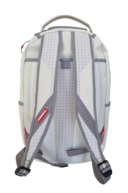 SPRAYGROUND Limited Edition 910B7420NSZ Cream Check Shark Central Savage Backpack, cream, M