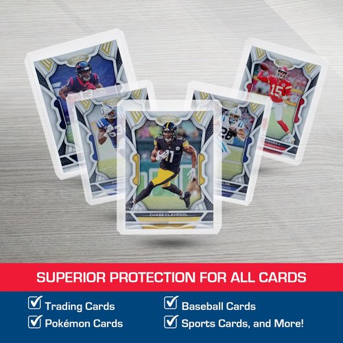 BCW 3x4 Standard Topload Card Holders | 100 Pack | Rigid Toploaders for Cards | Standard Trading Card Toploaders for Baseball, Pokémon, MTG, Sports Cards | Holds Up to 20 pt