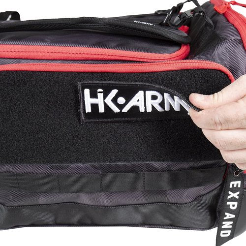HK Army Expand 75L Paintball Roller Gearbag - Shroud Black/Red