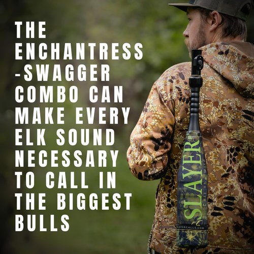 The Enchantress Elk Slayer | Push Button Elk Call for Realistic Cow Elk Sounds | Call + Bugle + Extra Reed