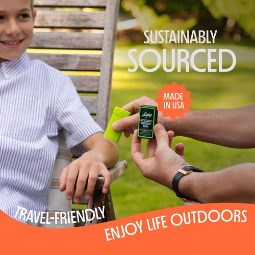 Murphy's Naturals Mosquito Repellent Balm Stick, Plant-Based, Natural Ingredients, DEET-Free, Travel-Pocket Size, 0.5oz Each, 3-Pack