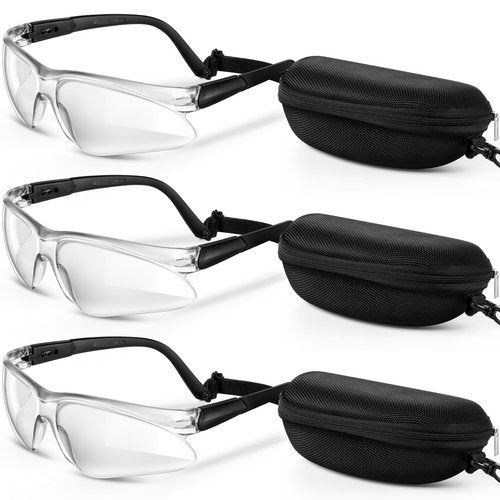 Fiada 3 Pieces Racquetball Goggles Sports Basketball Goggles Anti Fog Field Hockey View Protective Sports Eye Protectors Scratch Resistant Protective Eyewear