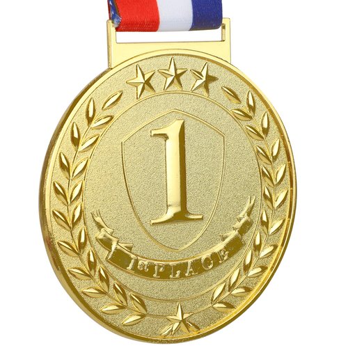 Abaokai 1st, 2nd, 3rd Award Medals - 3 Inches Olympic Style Winner Medals Gold Silver Bronze Prizes for Competitions, Party (Gold Silver Bronze-3pcs)
