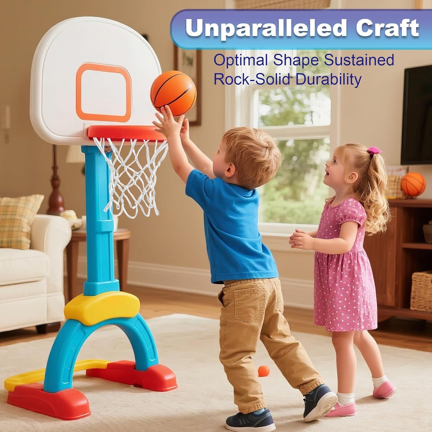 2 Pack Mini Basketball Net Replacement,8 Loops Indoor Outdoor Nets,Suitable for Doors and Walls