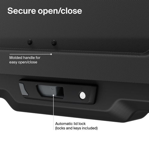 Thule Force 3 - Size L - 16 cu ft - Aerodynamic roof Mounted Box - Dual-Sided Opening with Locks - Tool-Free Install - Weatherproof Design - for SUVs, Trucks, Cars, EVs and More
