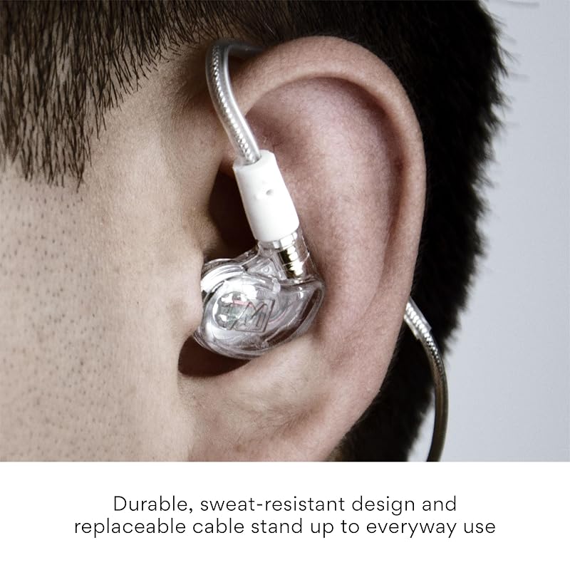 MEE Audio M6 Right Side Earbud with 15" Cable & 3.5 mm Plug (Variation: Right Ear)