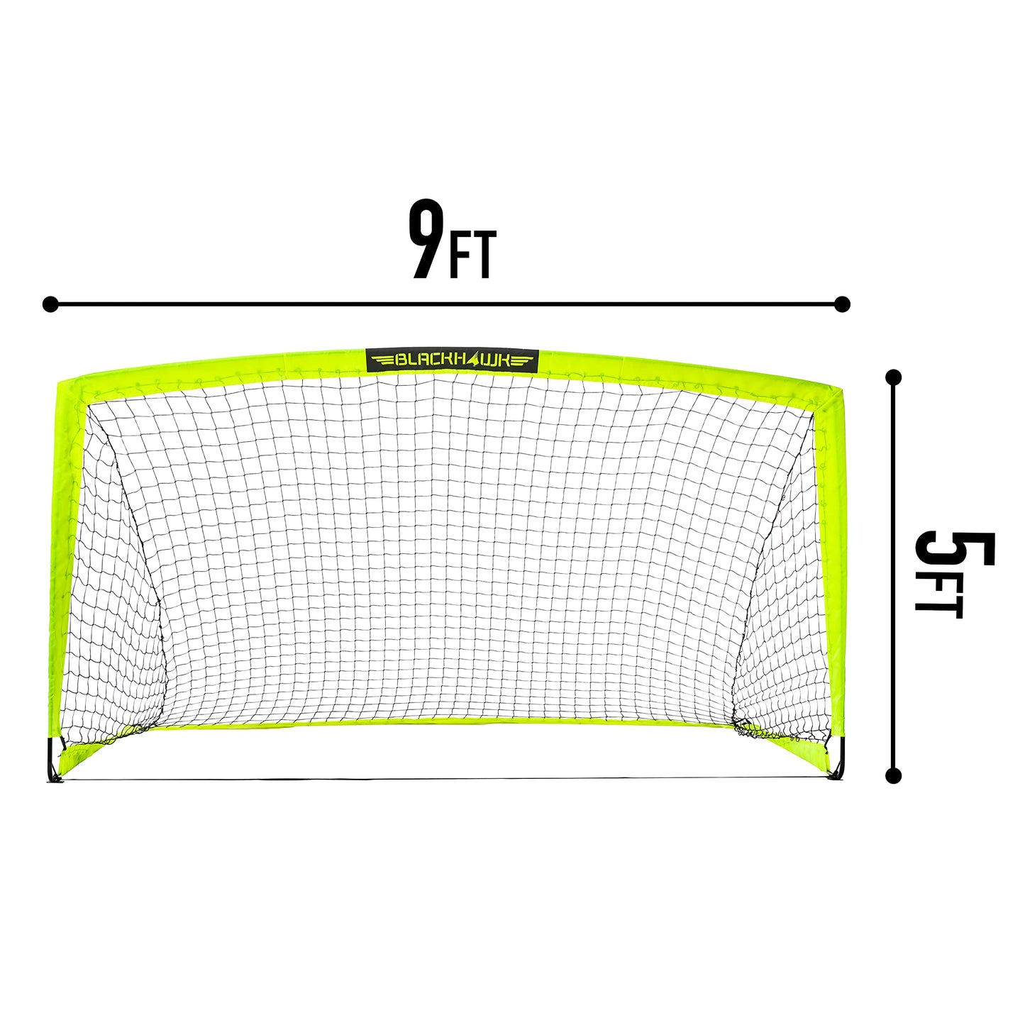Franklin Sports Fiberglass Blackhawk Goal - Extra Large