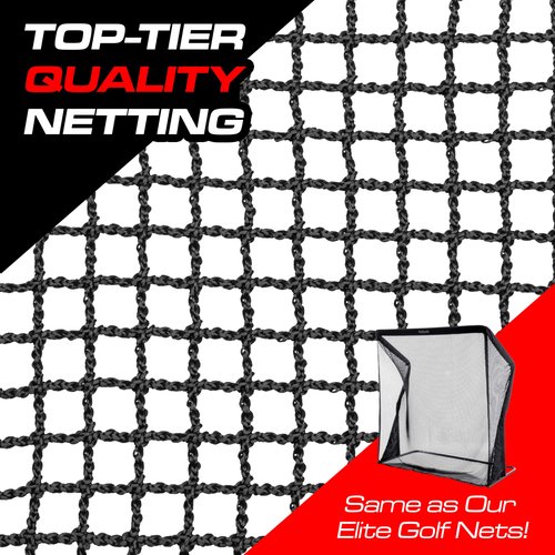 GoSports 3 Pack Universal Sports Net Repair Kits for Golf, Baseball, Soccer, and More - 8 x 8 Inch Sports Netting Patch Kits