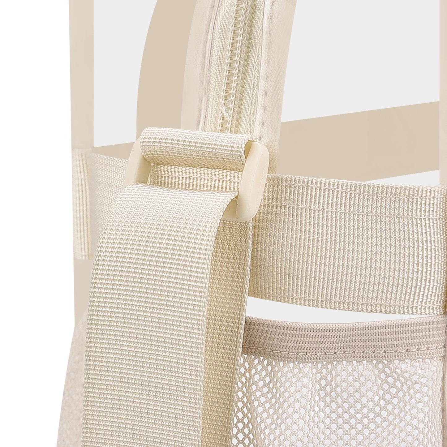 Oraben Clear Bags Stadium Approved Clear Tote Bag with Zipper Closure Crossbody Messenger Shoulder Bag with Adjustable Strap
