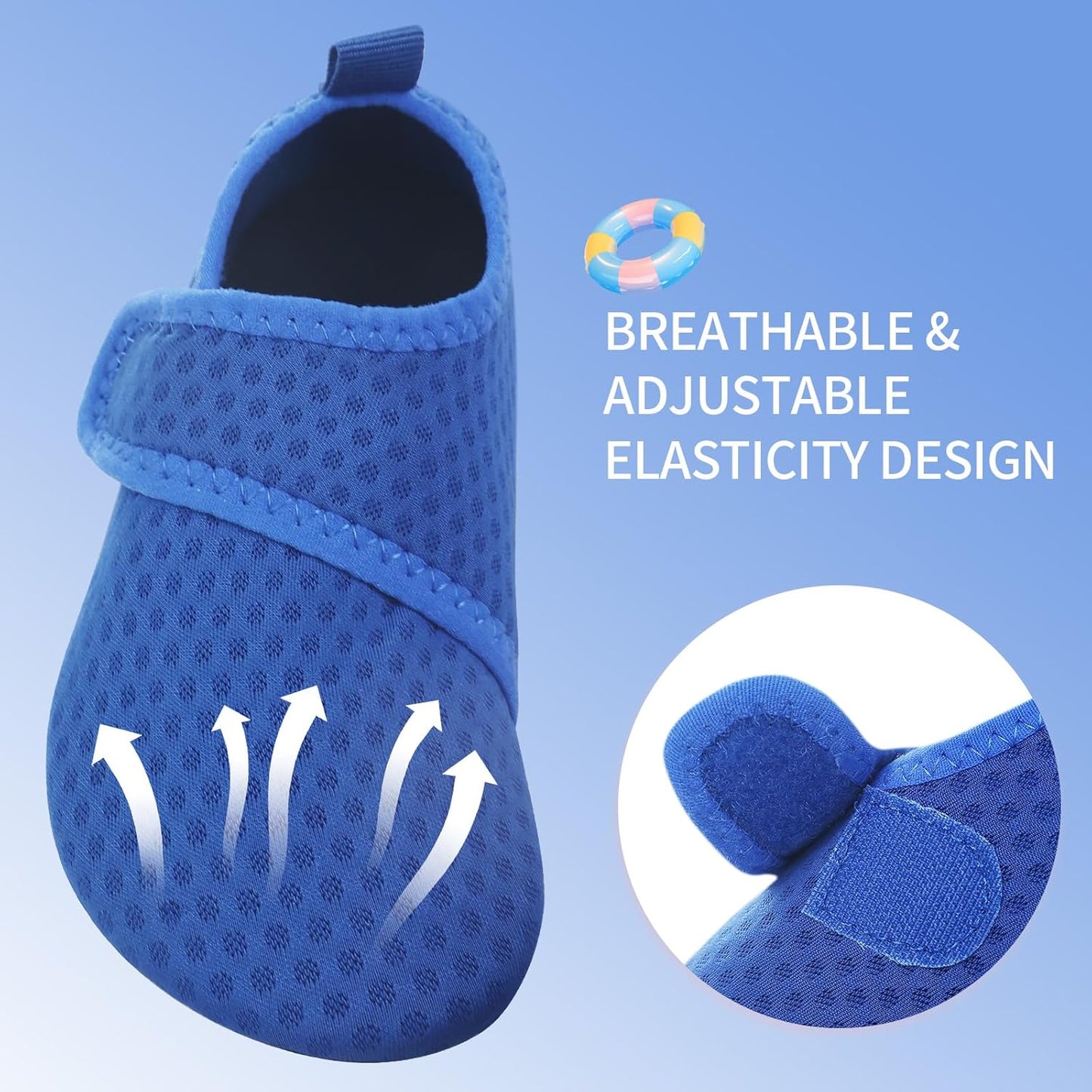 Kids Boys Girls Toddler Water Shoes,Beach Swim Non Slip Quick Dry,Barefoot Sports Aqua Socks Fast Dry for Sports Outdoor