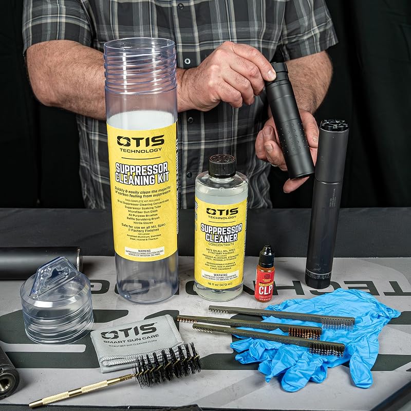 Otis Suppressor Cleaning Kit - Complete Carbon Debris Removal System