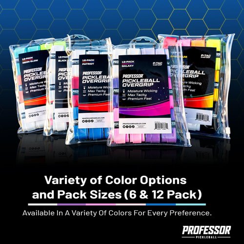 Professor Pickleball P-Tac Overgrip Galaxy - 6 Pack
