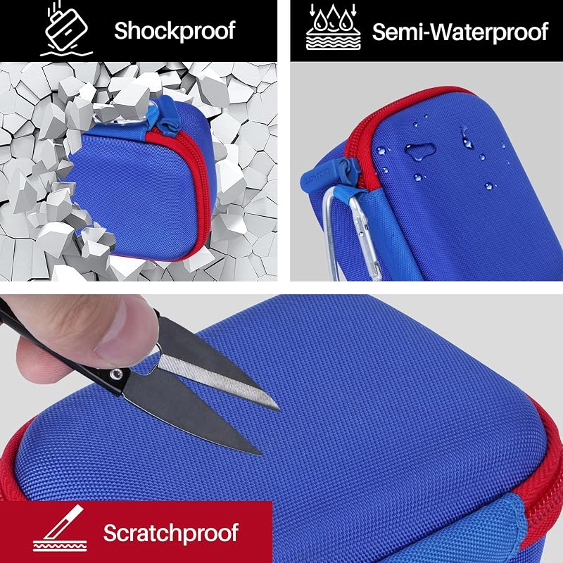 Golf GPS Case for Bushnell Phantom 3 & Izzo Swami Kiss 2.0 – Blue + Red Variation
