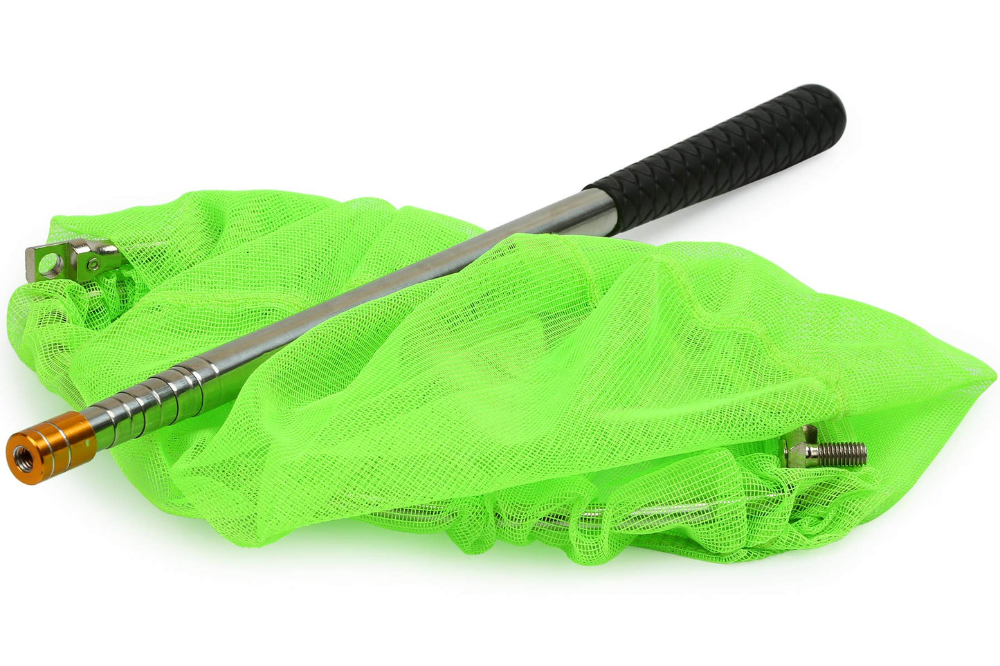 RESTCLOUD Bait Net and Fishing Landing Net with Telescoping Pole Handle Extends to 59 inches (Green)