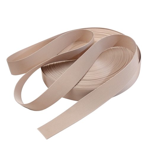 Devobunch Heavy Duty Nylon Webbing - 1.5 Inch Nylon Strapping for Outdoor DIY Gear Repair, 1.5 Inch by 10, 25, or 50 Yards (10 Yard, 1.5'' Tan)