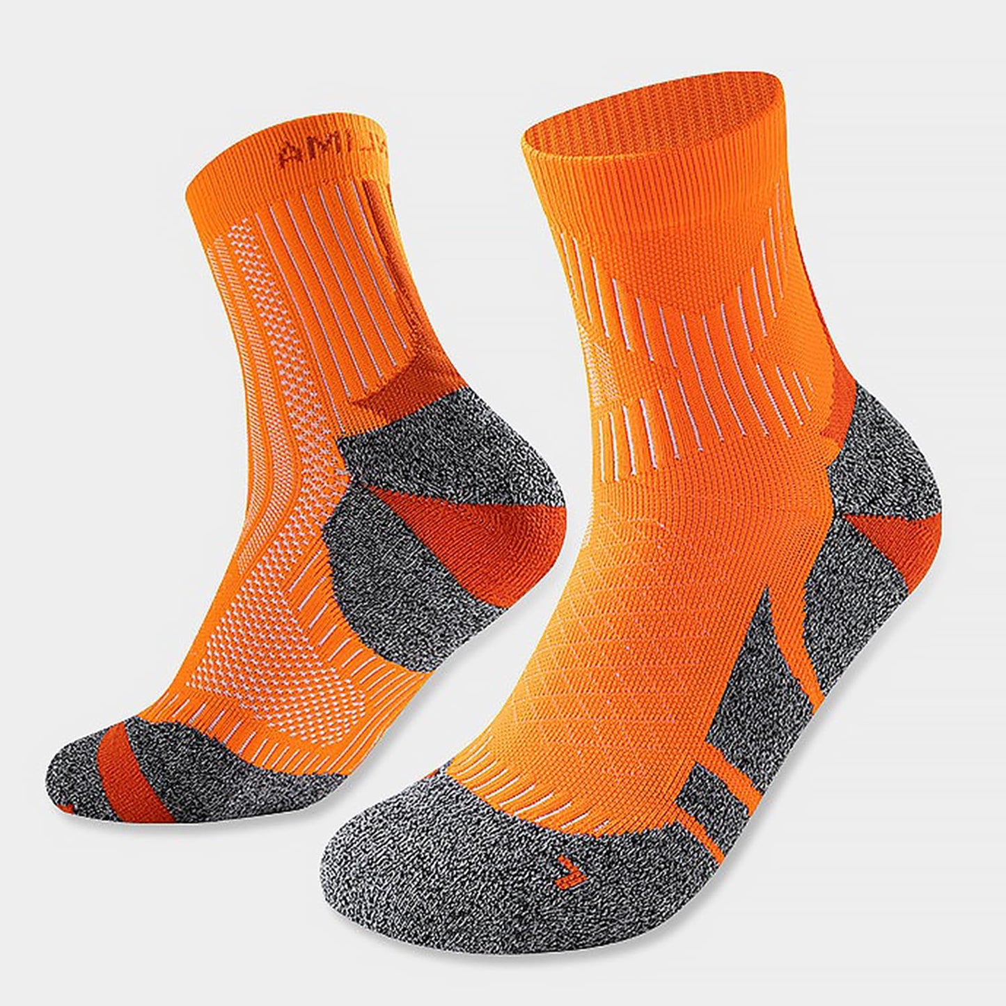 YWSLRC Athletic Ankle Socks for Men & Women, Moisture Wicking Cushioned Compression Sports Socks for Running Tennis Basketball 3 Pairs