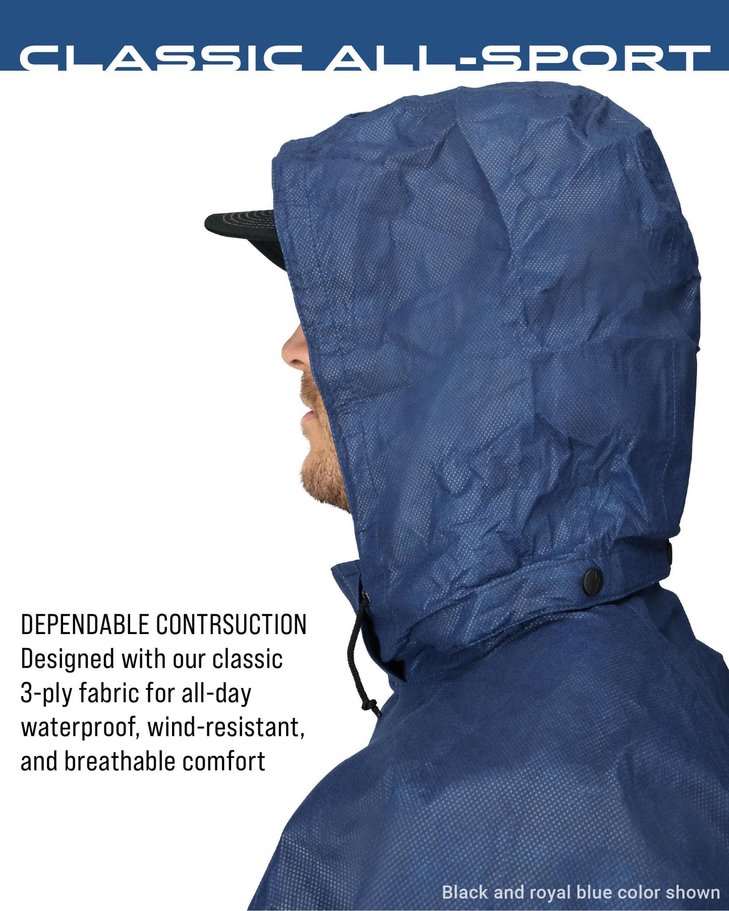 FROGG TOGGS Men's Standard Classic All-Sport 3-Layer Waterproof Breathable Rain Suit, Realtree APX, XX-Large