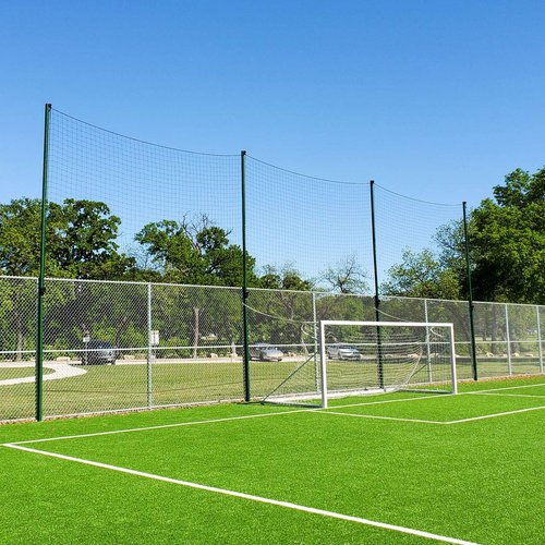 Removable Alu80 Ball Stop System Posts [3 Sizes] | Aluminium Post for Ball Stop Netting | Single Post Only | Fence Post for Multi-Sport Ball Stop System (20ft (6m))