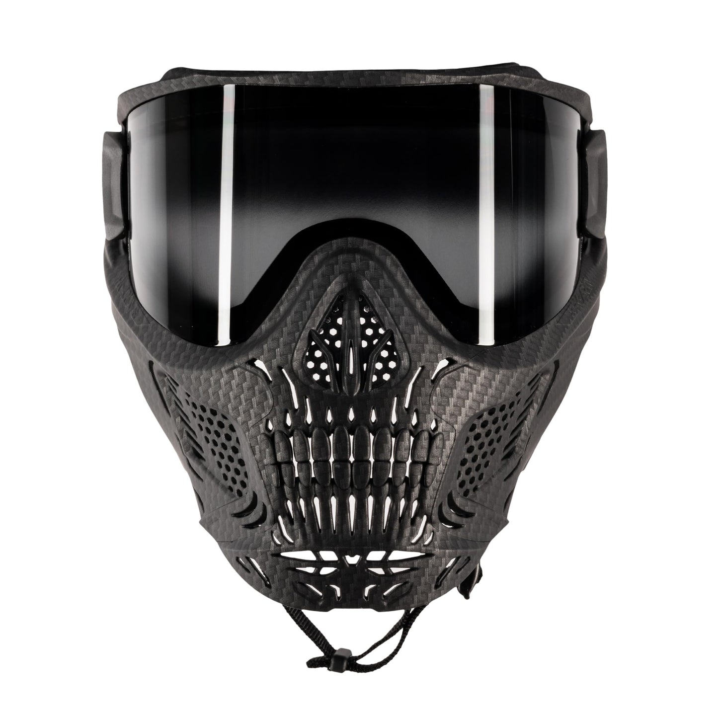 HK Army HSTL Skull Paintball Goggle/Airsoft Mask (Carbon Fiber, Smoke)