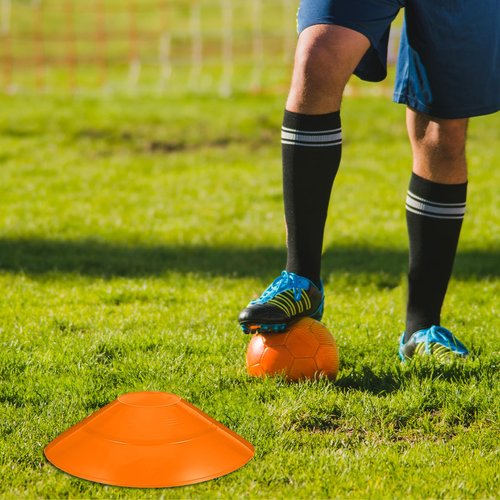 JOUTYFOR 120 Pack Agile Soccer Cones with Portable Bags & Brackets,Sports Cones,Cone Sport,Agile Soccer Cones Used for Football Training