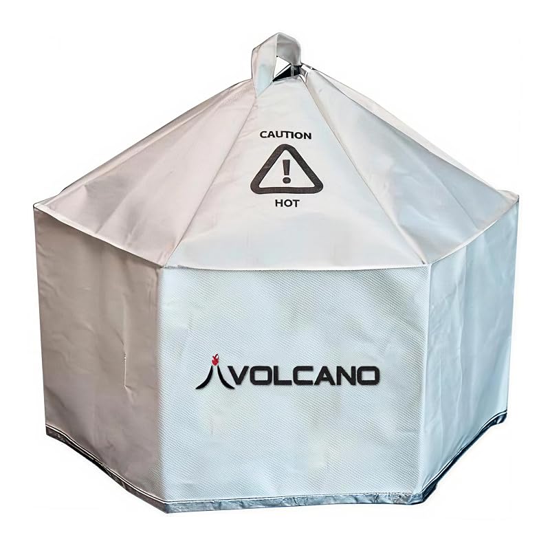Volcano Grill Lid – Heat-Resistant, Collapsible Cover for Baking, Smoking & Dutch Oven Cooking