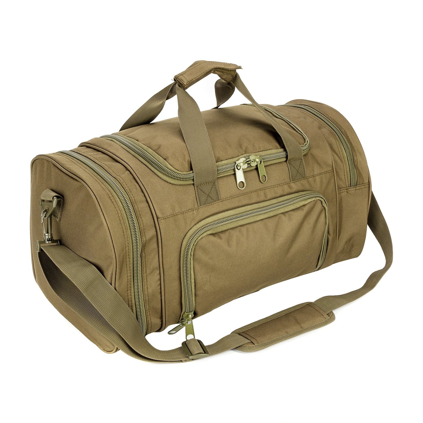 ZSearARMY Gym Duffel Bag for Men Sports Duffel Bag with Shoe Compartment (GREEN-Model A)