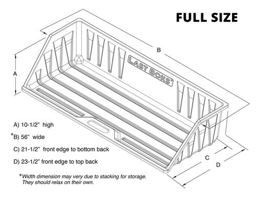 Full Size Truck Bed Cargo Box - Slides Out Onto Tailgate for Easy Access to Load and Unload - Stores and Protects Cargo in Your Truck Bed
