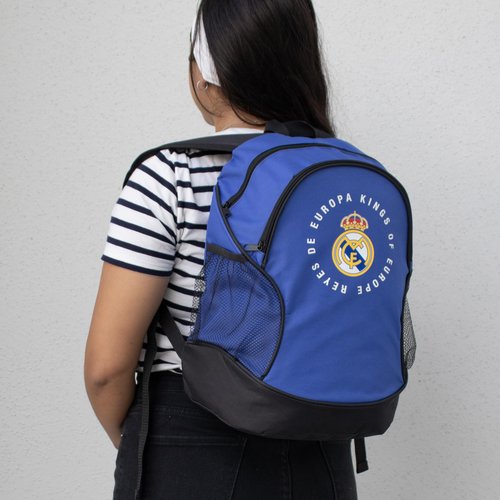 Real Madrid Double Zipper Backpack