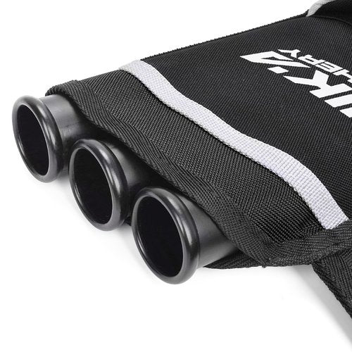 SHENG-RUI Archery Arrow Quiver Holder, 3-Tubes Hip Quiver Arrow Bag with Adjustable Belt for Youth & Adults Arrows Hunting Target Practicing