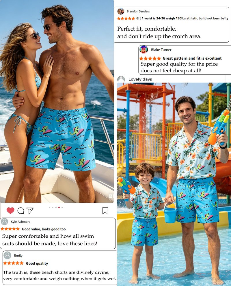 CoozySphere Mens 7 Inch Swim Trunks with Compression Liner and Zipped Pocket Quick Dry Board Shorts Bathing Suit for Beach