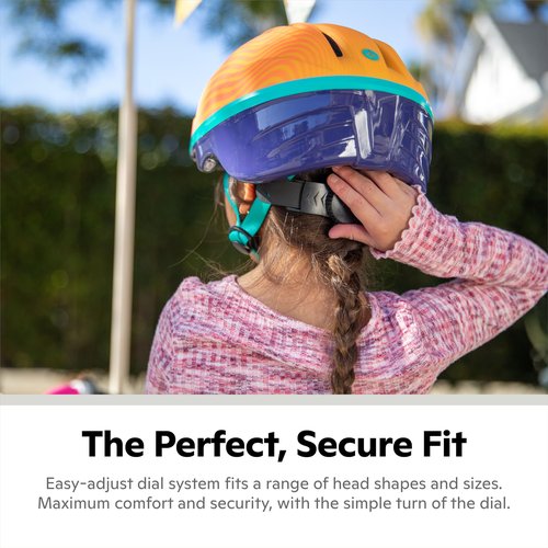 Schwinn Classic Infant Bike Helmet for Boys Girls Age 0-3 Years Old, Suggested Fit 44-50 cm, Dial Fit, Full Range Padding, Lower Molded Shell, Integrated Visor, Blue Space Design