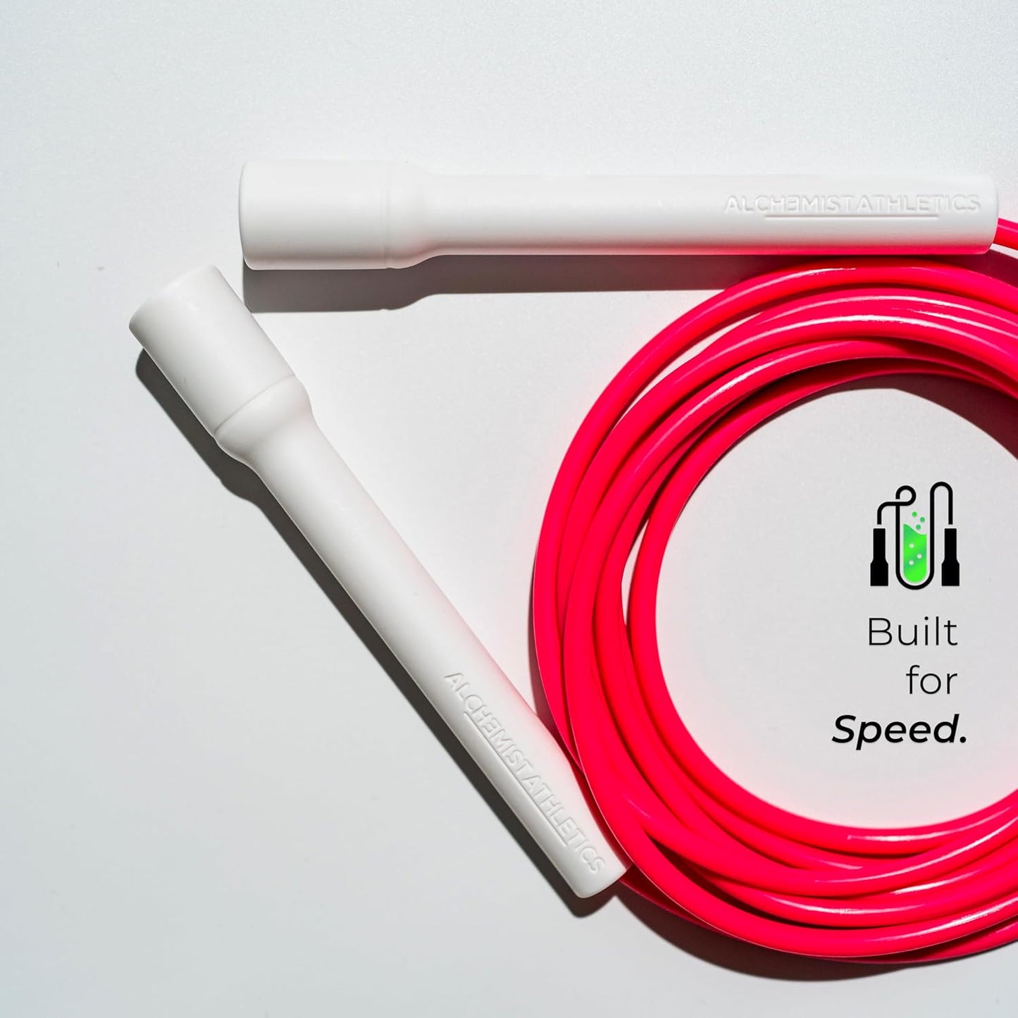 Jump Rope for Men and Women | Adjustable 10ft Skipping Rope | Freestyle/Speed Rope for Fitness, Cardio & Speed Training | Ergonomic Handles | 5mm Durable Cord | Tangle-Free