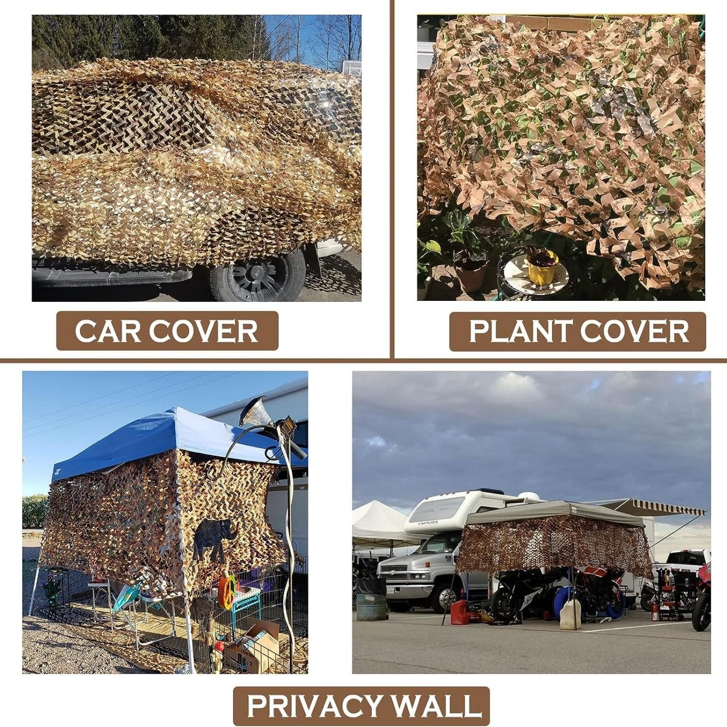 Yeacool Camo Netting Camouflage Netting Camo Tarp for Party Decor, Outdoor Hunting, Camping Off-Road Adventures(Digital Desert Camo, 16.4ftx4.9ft, 5m*1.5m)