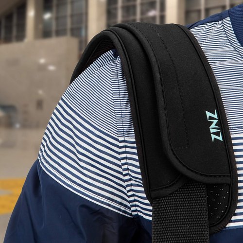 ZINZ Ultra Thick & Breathable Universal Shoulder Pad Cushion for Bag, Long & Comfort, Black