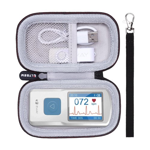 LTGEM Hard Case Compatible with EMAY Portable ECG Monitor