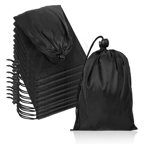 Tucnoeu 12pcs Waterproof Drawstring Bag,7.7 x 5.3inch Waterproof Cinch Ditty Bag,String Bags for Gifts Games Storage DIY for Women Men