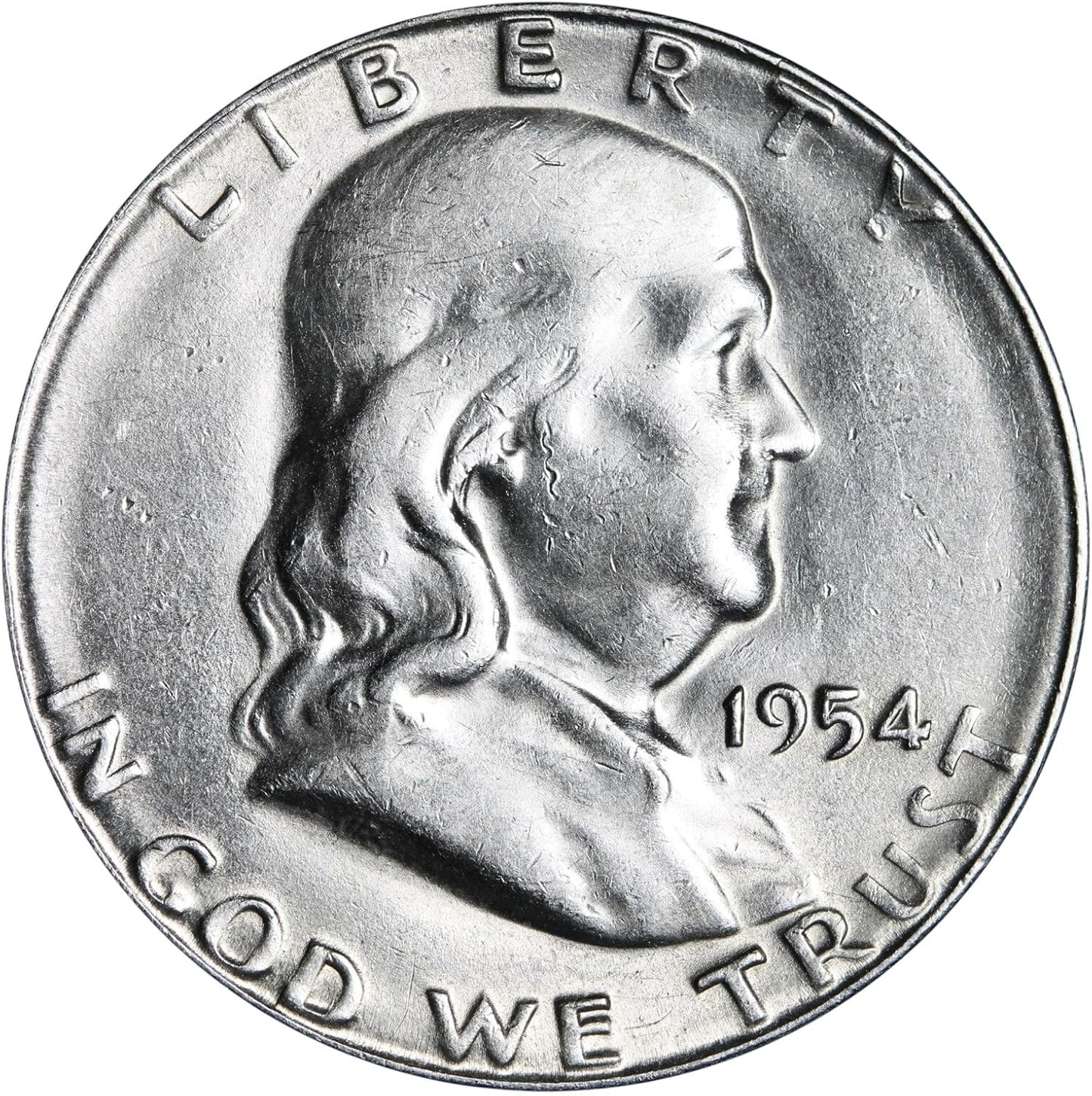 1954-S Franklin Half Dollar Xf/Au Nice Coin Complete Your Album