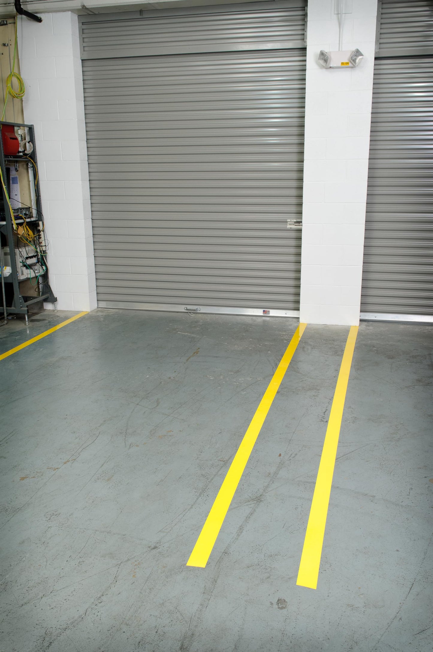 Brady ToughStripe Floor Marking Tape - Yellow, Non-Abrasive Floor Tape - 4" Width, 100' Length for Concrete, Harsh Conditions, Forklift, High Traffic Floors (104372)